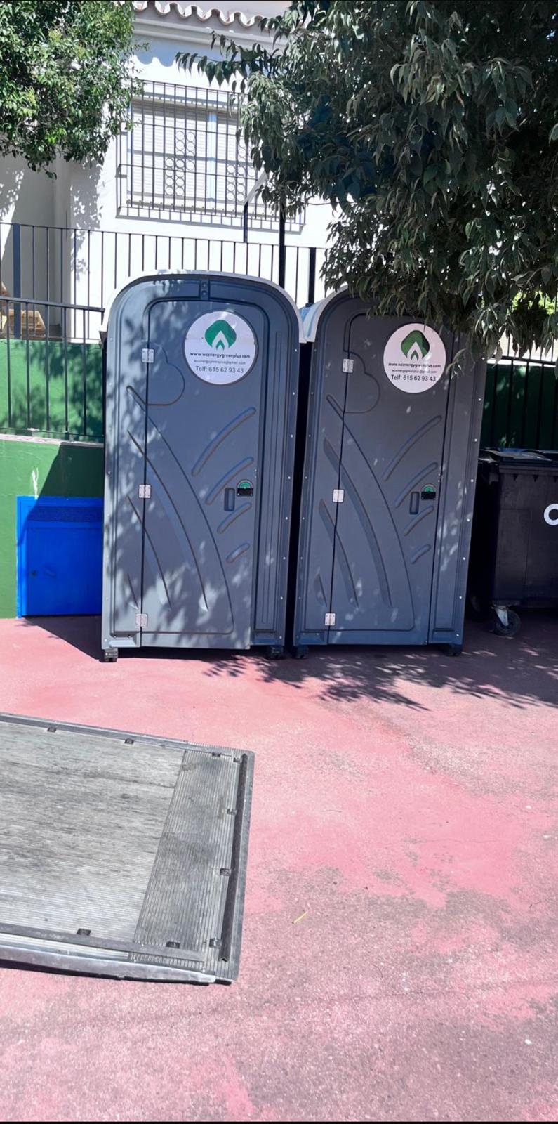 Alquiler de baños portátiles en Málaga.